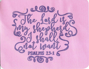 The Lord is my shepherd print