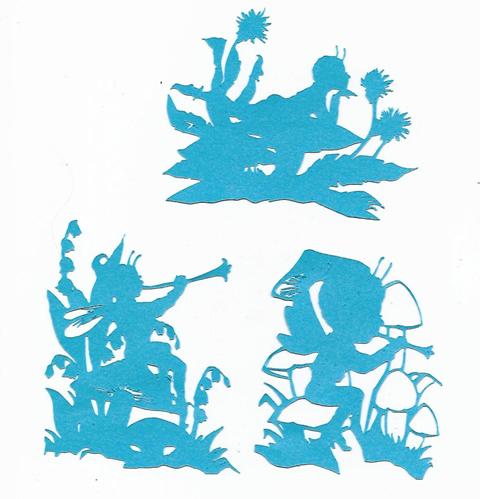 Fantasy Forrest pack set of five silhouettes