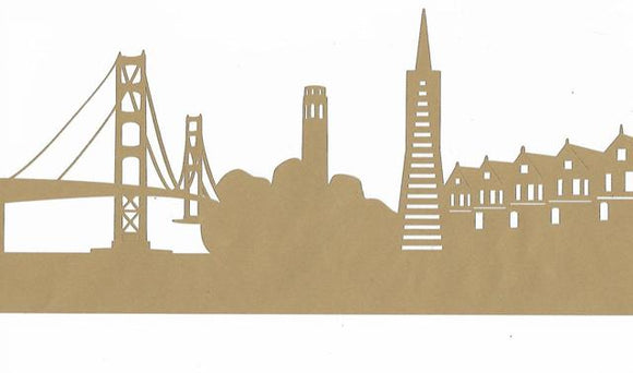 San Francisco skyline silhouette