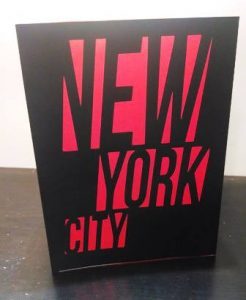 DIY New York city words centerpiece or luminary