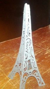 DIY 3D Decorative Eiffel tower the second
