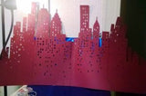 DIY 22 inch tall New York skyline