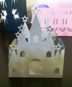 DIY castle box set of four