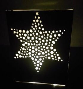 DIY Star of stars luminary / centerpiece