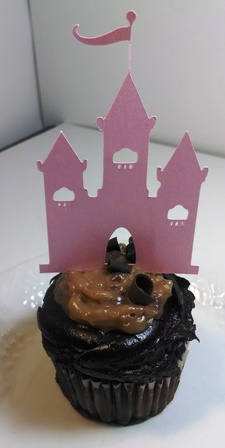 Castle cupcake toppers set of twelve