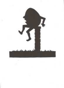 Humpty Dumpty Mother Goose Collection silhouette