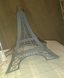 3D DIY Eiffel tower large