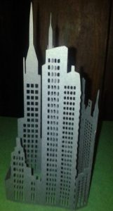 DIY 3D New York City skyline