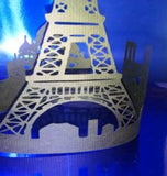 DIY Extra large Paris skyline centerpiece