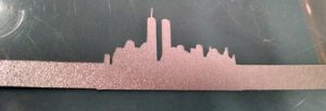 New York skyline napkin rings set of twelve